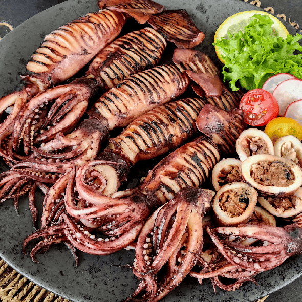 [신한카드 할인] 녹진내장 통찜용 오징어 채낚기 생물 급냉 600g~1kg