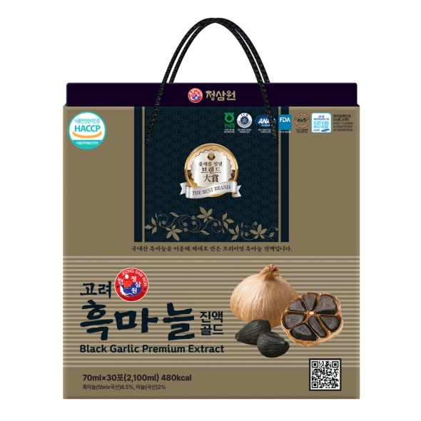 [力] 고려  흑마늘진액   골드  건강즙 (70mlx30포)