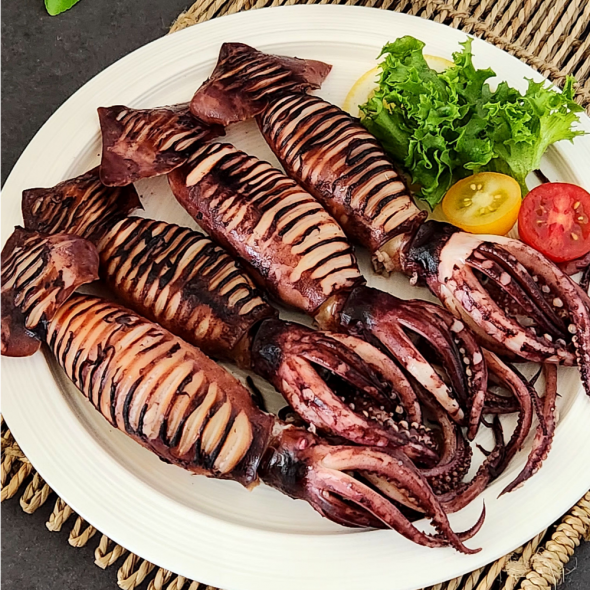 [신한카드 할인] 녹진내장 통찜용 오징어 채낚기 생물 급냉 600g~1kg